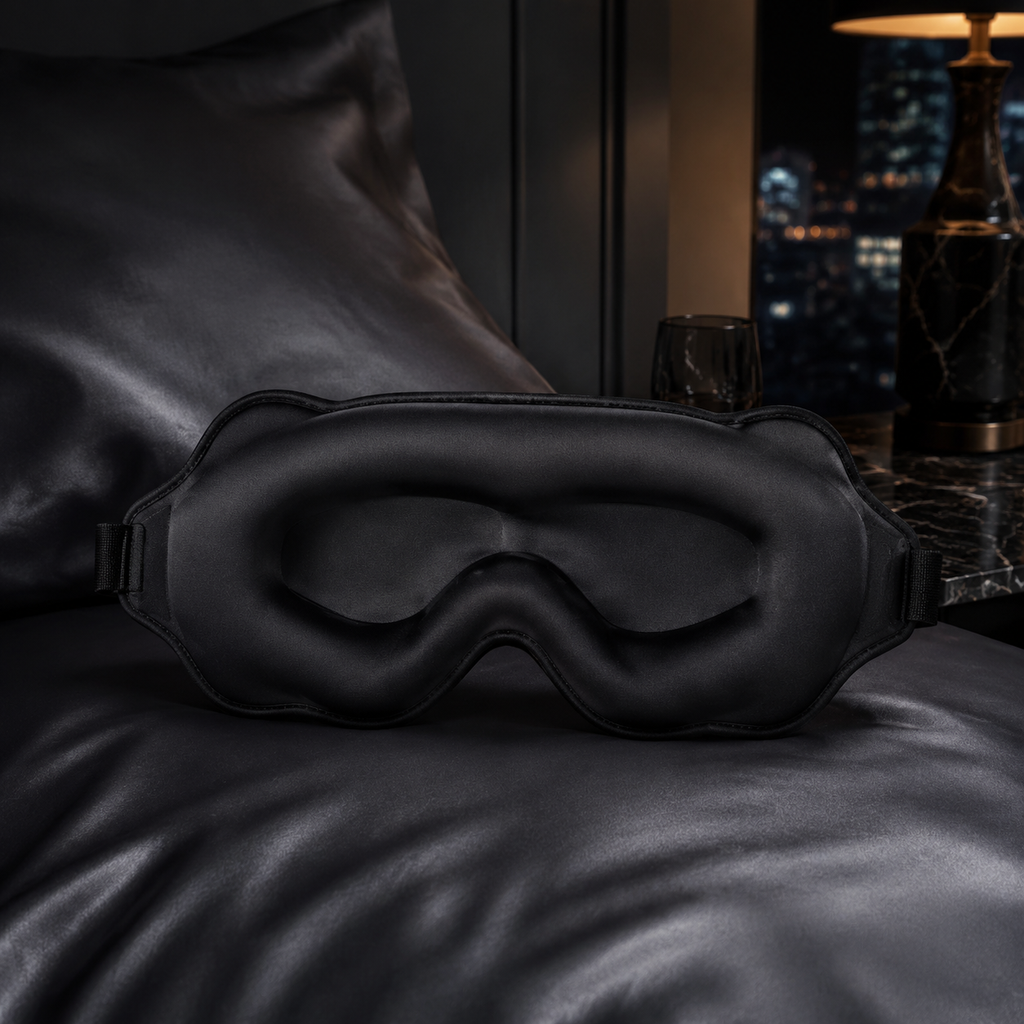 Masque de sommeil 3D occultant Sova Éclipse - Noir