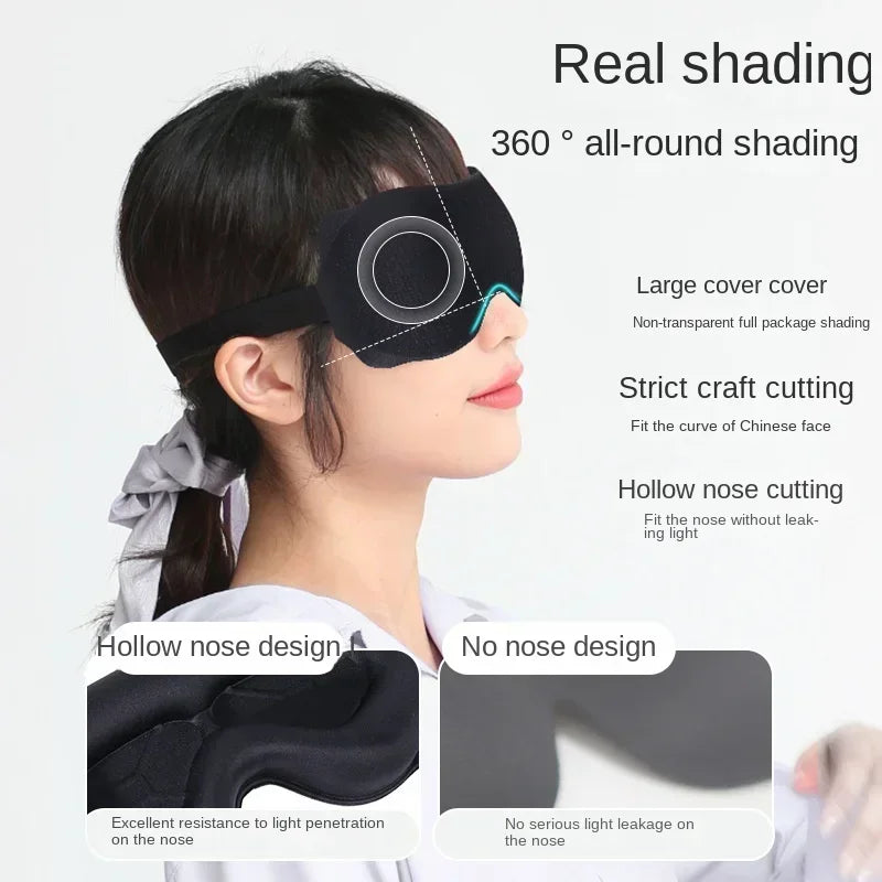 Sova Éclipse — Masque de sommeil 3D occultant